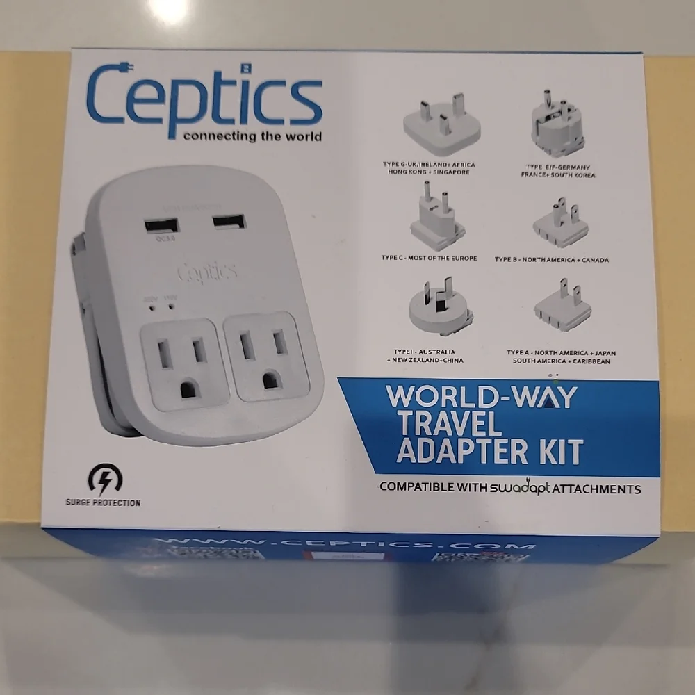 Ceptics Travel Power Adapter Kit - Picture 1 of 9